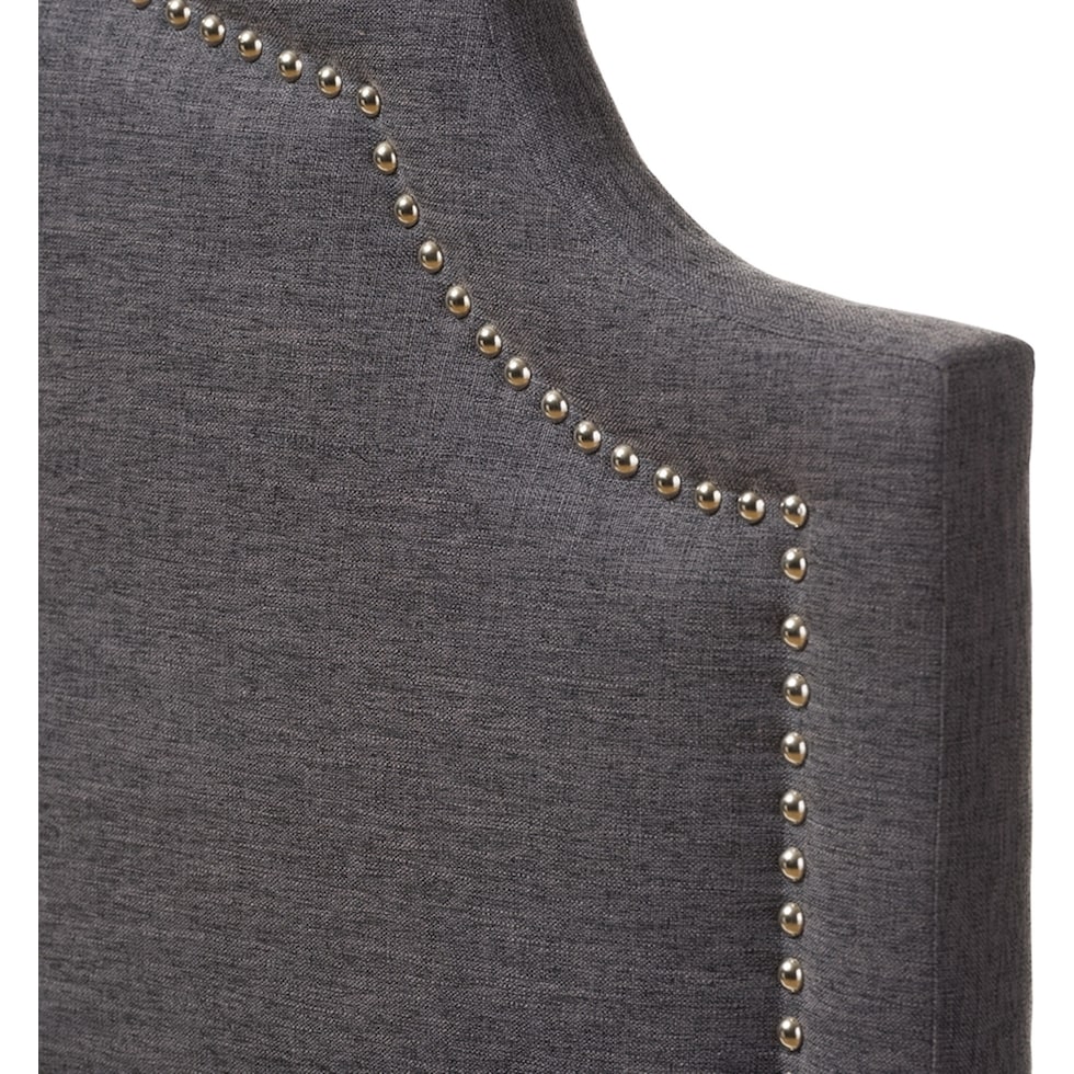 bello gray full headboard   