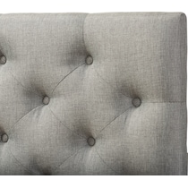 bello gray full headboard   
