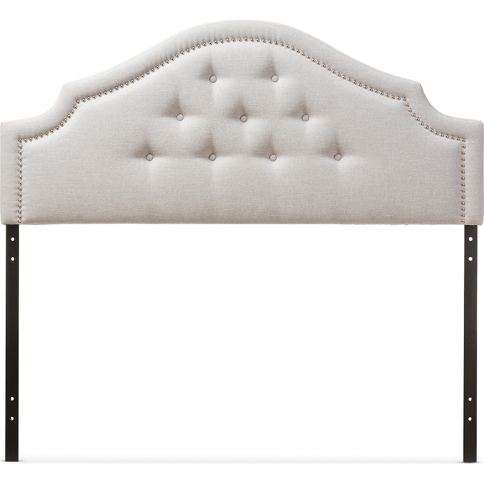 bello gray queen headboard   