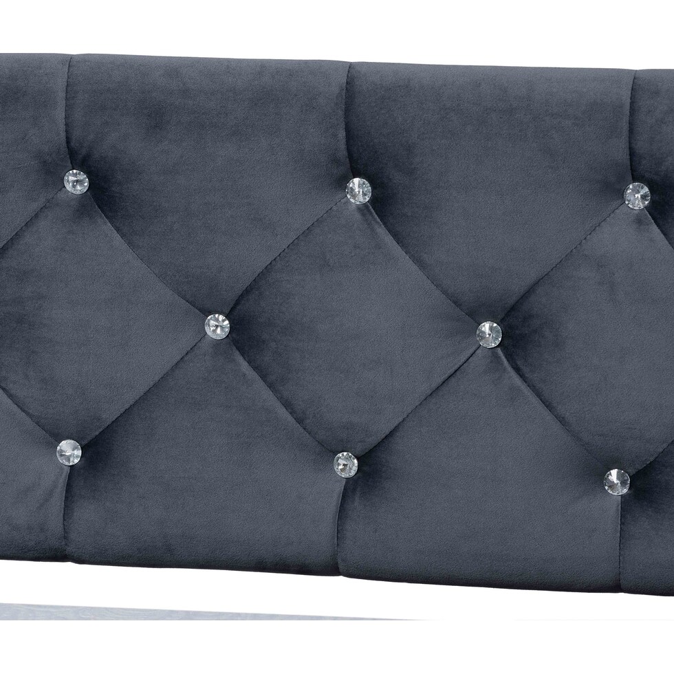 bello gray twin bed   