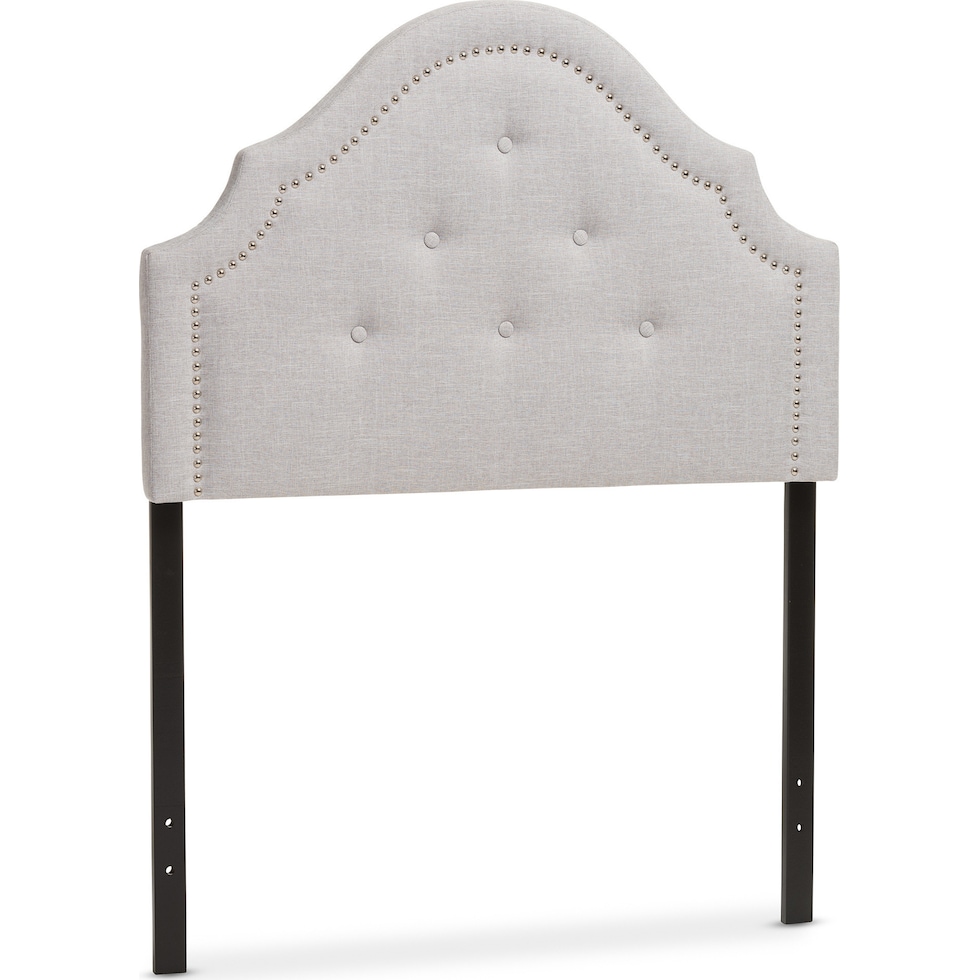 bello gray twin headboard   