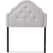 bello gray twin headboard   