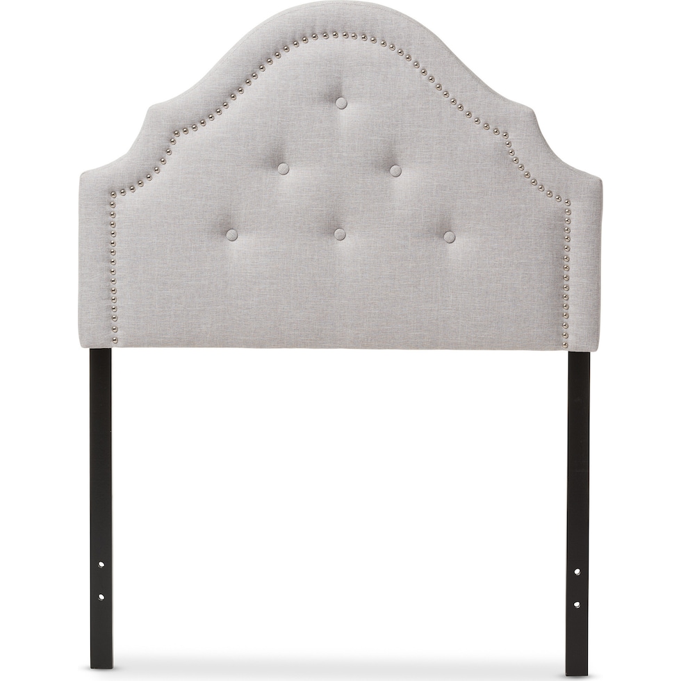 bello gray twin headboard   