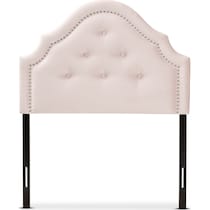 bello pink twin headboard   