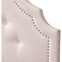 bello pink twin headboard   
