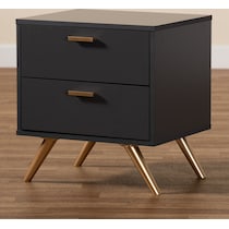 bellona gray nightstand   