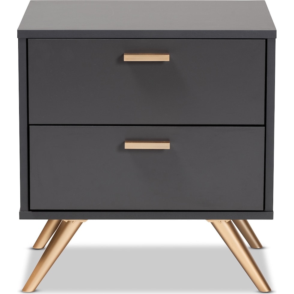 bellona gray nightstand   