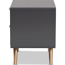 bellona gray nightstand   