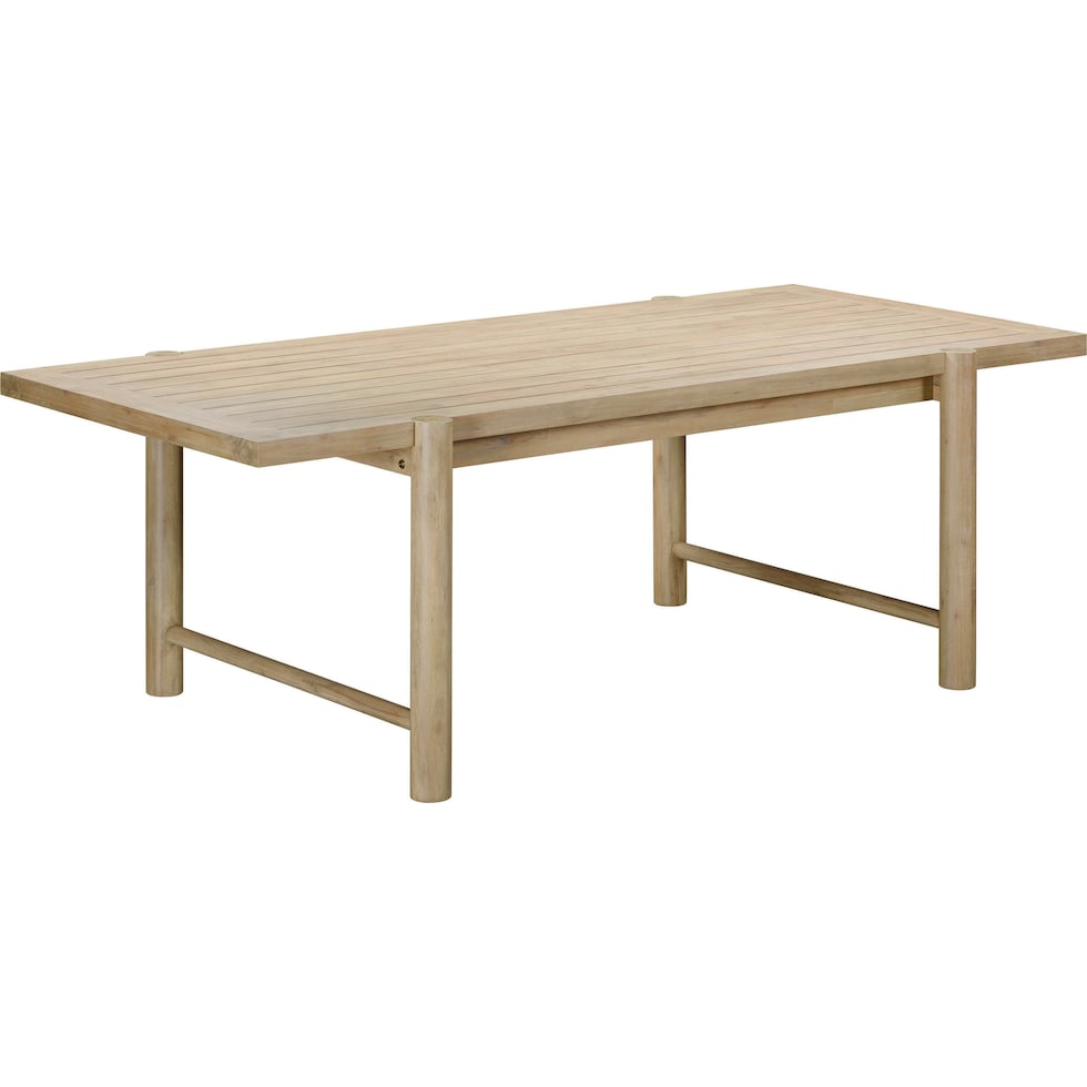 belmar light brown outdoor dining table   