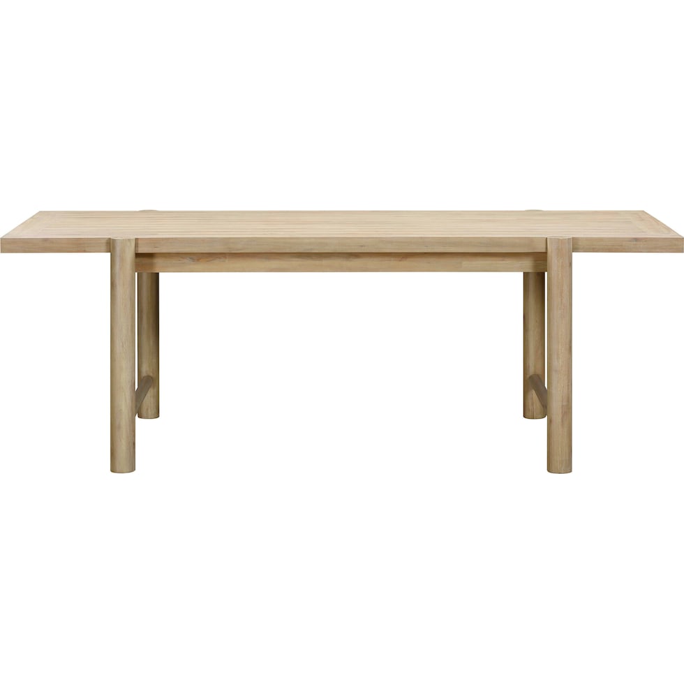 belmar light brown outdoor dining table   