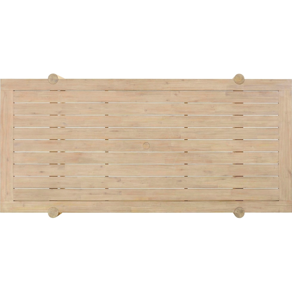 belmar light brown outdoor dining table   