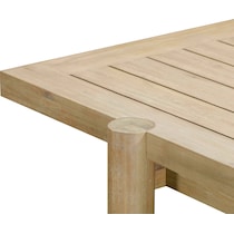 belmar light brown outdoor dining table   
