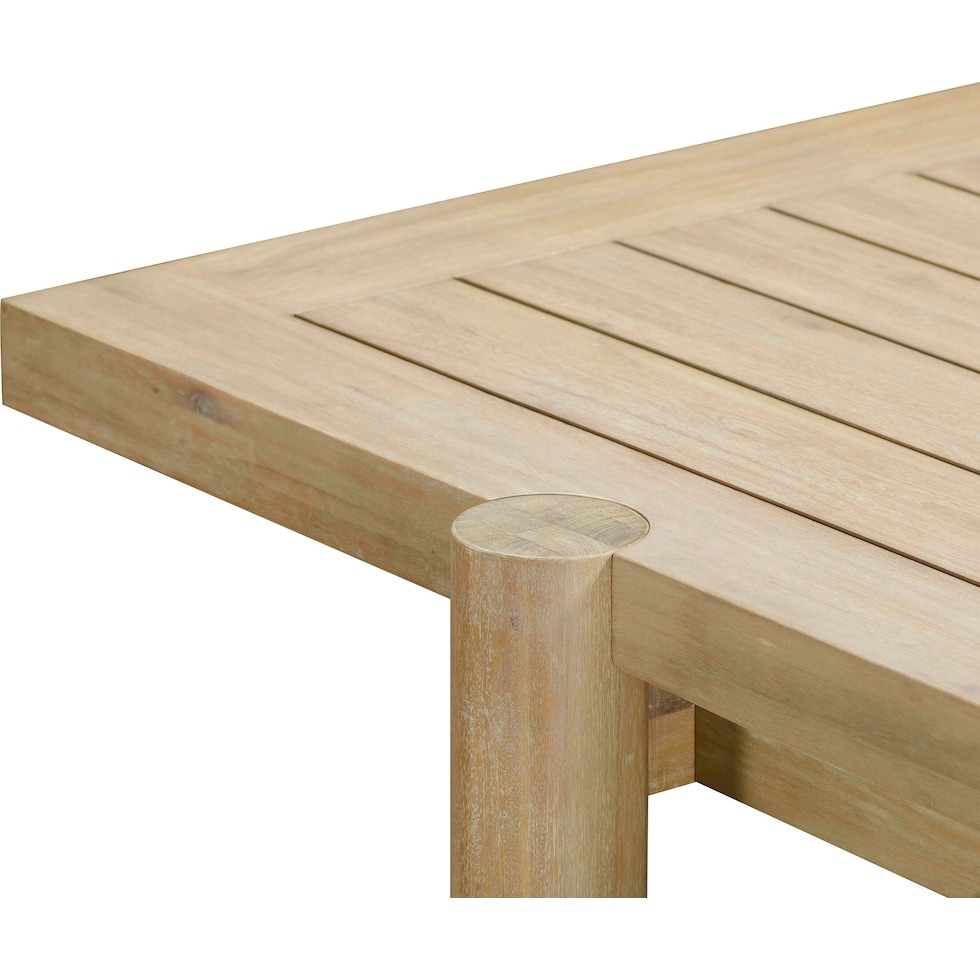 belmar light brown outdoor dining table   