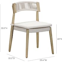 belmar white outdoor chair set   