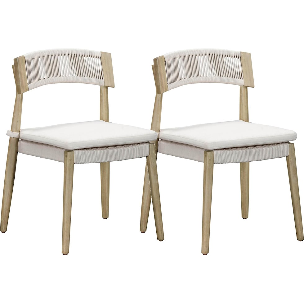 belmar white outdoor chair set   
