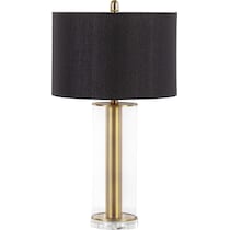 belmond gold black table lamp   