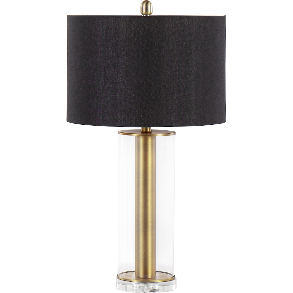 belmond gold black table lamp   