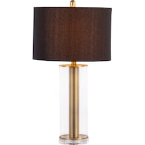 belmond gold black table lamp   