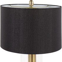 belmond gold black table lamp   