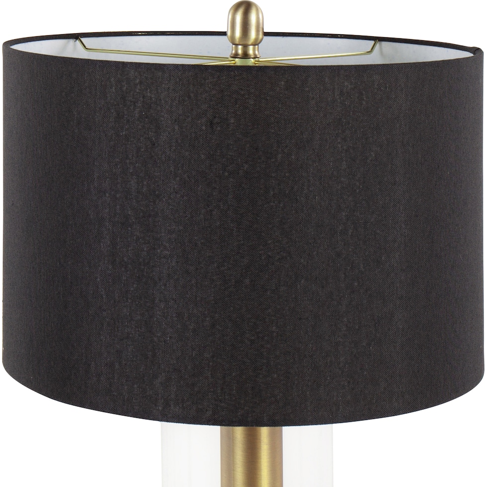 belmond gold black table lamp   