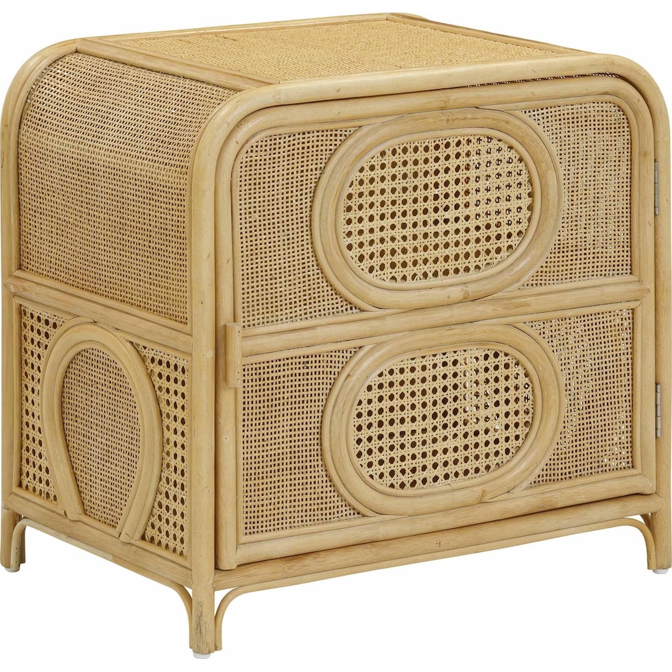 belmond light brown nightstand   