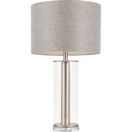 Belmond Table Lamp - Nickel/Gray