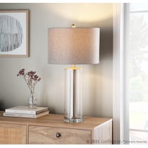 belmond nickel gray table lamp   