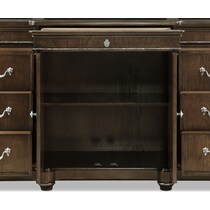 belmont dark brown  pc queen bedroom   