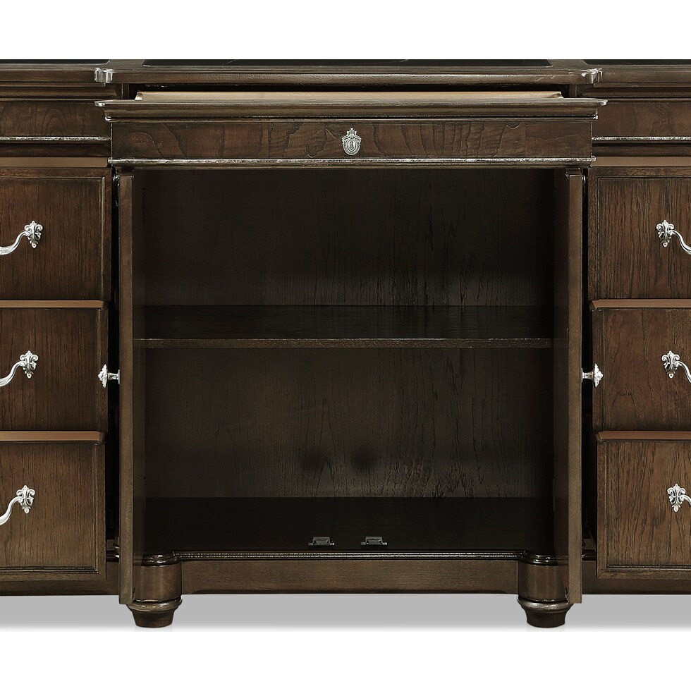 belmont dark brown  pc queen bedroom   