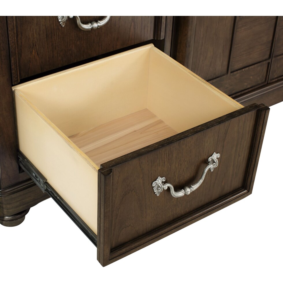 belmont dark brown  pc queen bedroom   