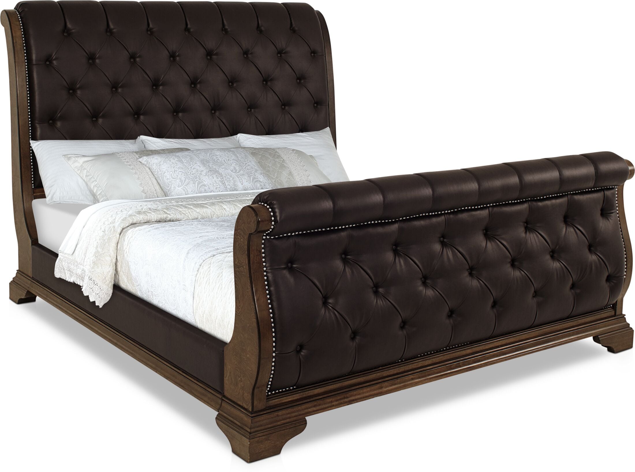 Belmont King Sleigh Bed American Signature Furniture