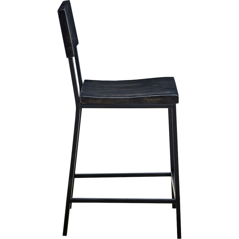 benedict black counter height stool   