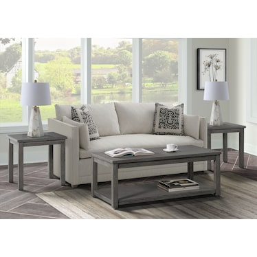 Benet 3-Piece Table Set with Coffee Table and 2 End Tables