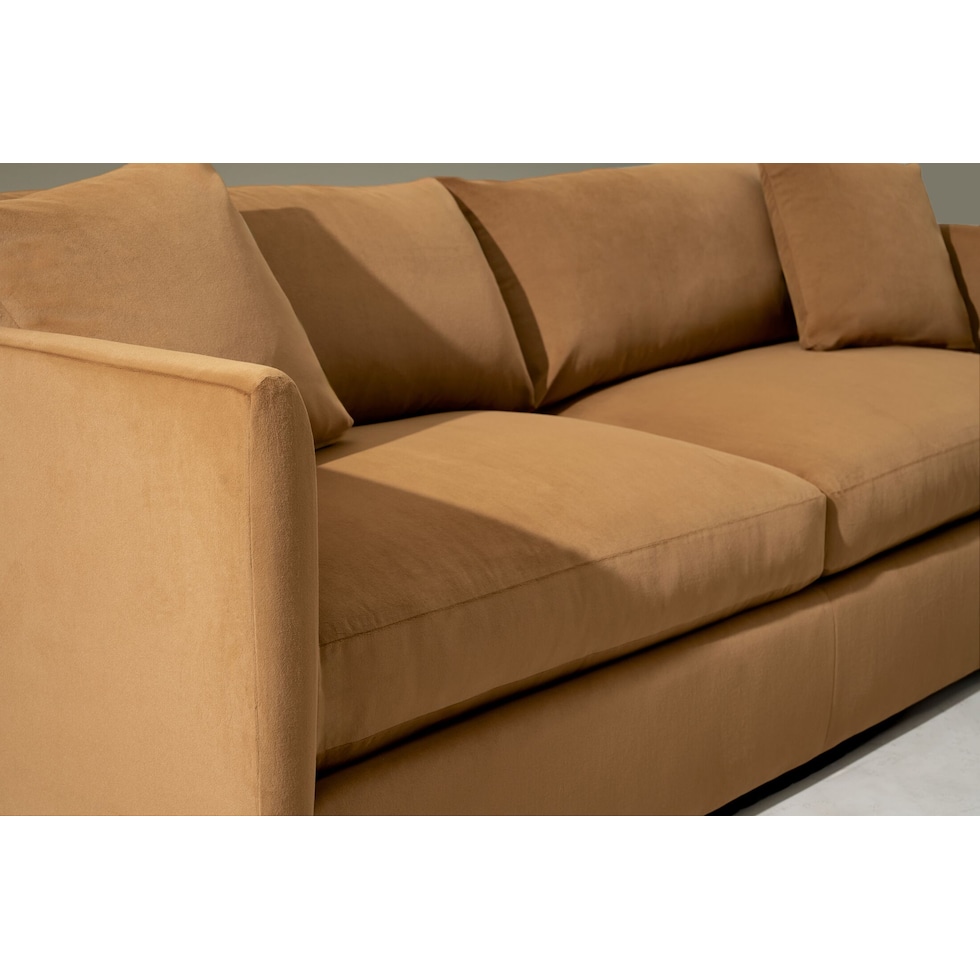 benji light brown sofa   