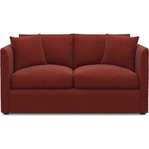 benji red loveseat   