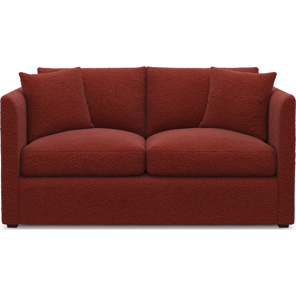 benji red loveseat   