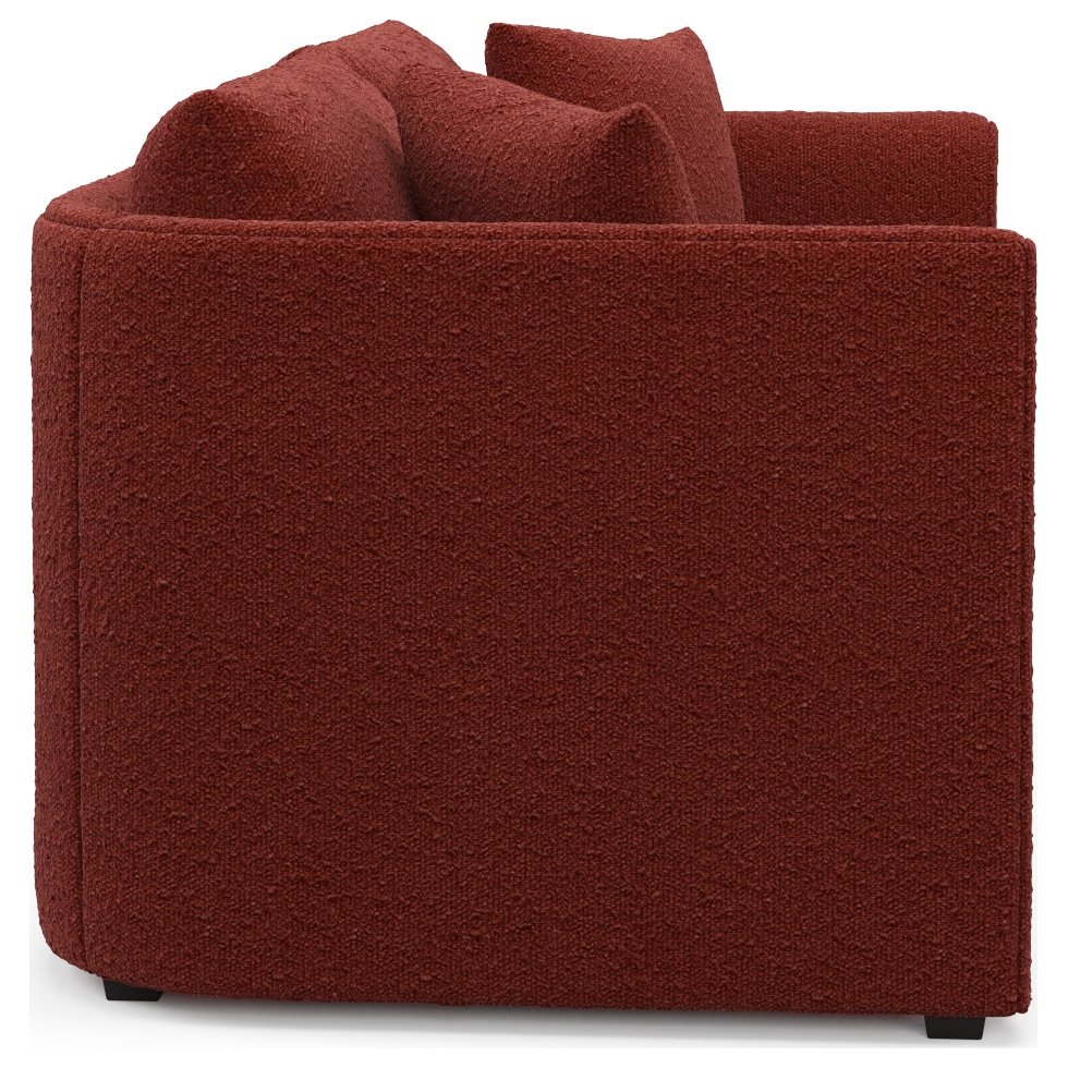 benji red loveseat   