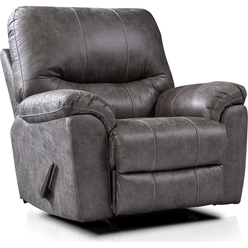 bennett gray recliner   