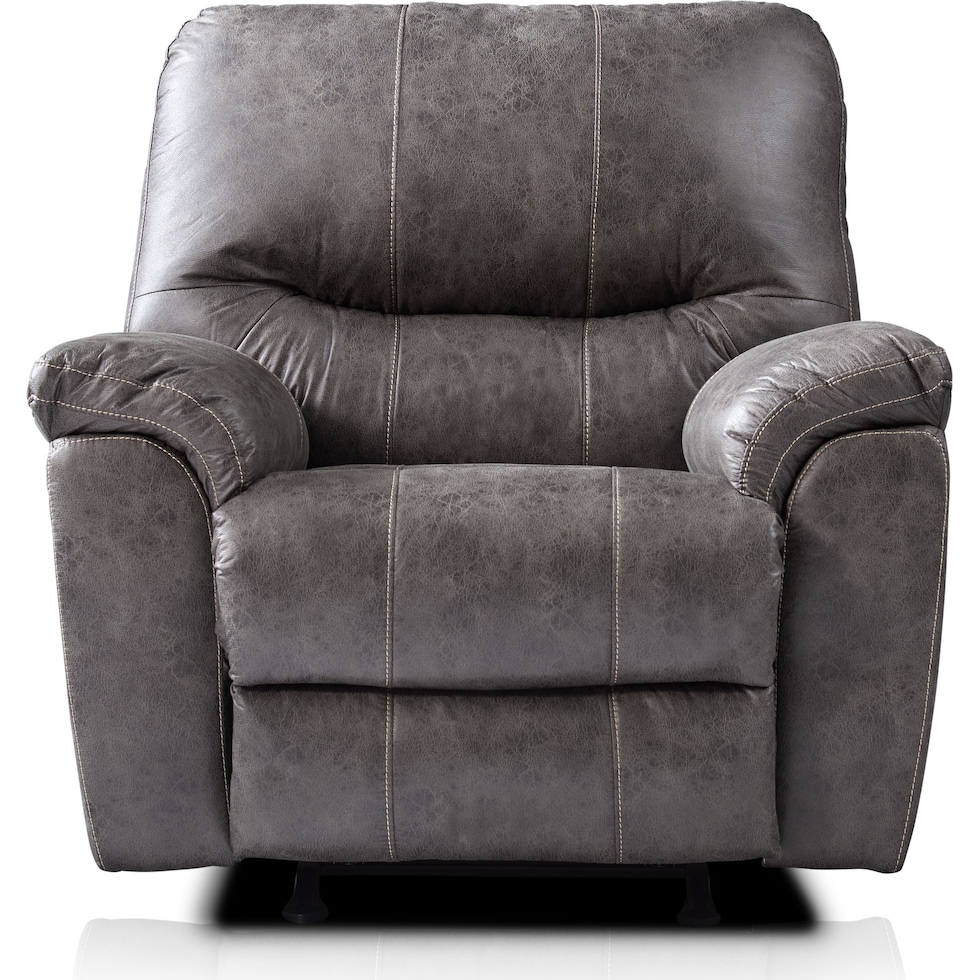 bennett gray recliner   