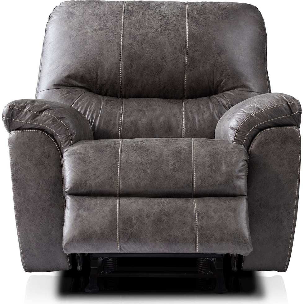 bennett gray recliner   