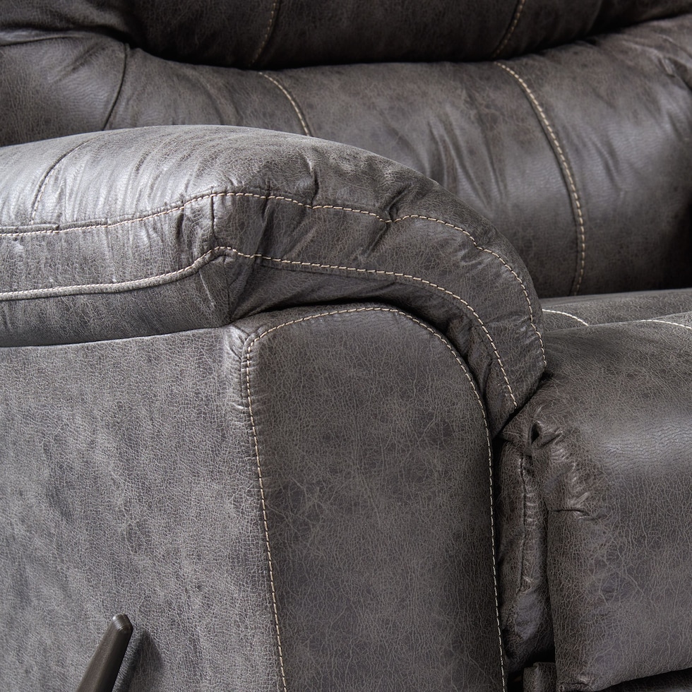 bennett gray recliner   