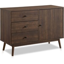 benny dark brown tv stand   