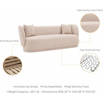 benson wheat sofa   