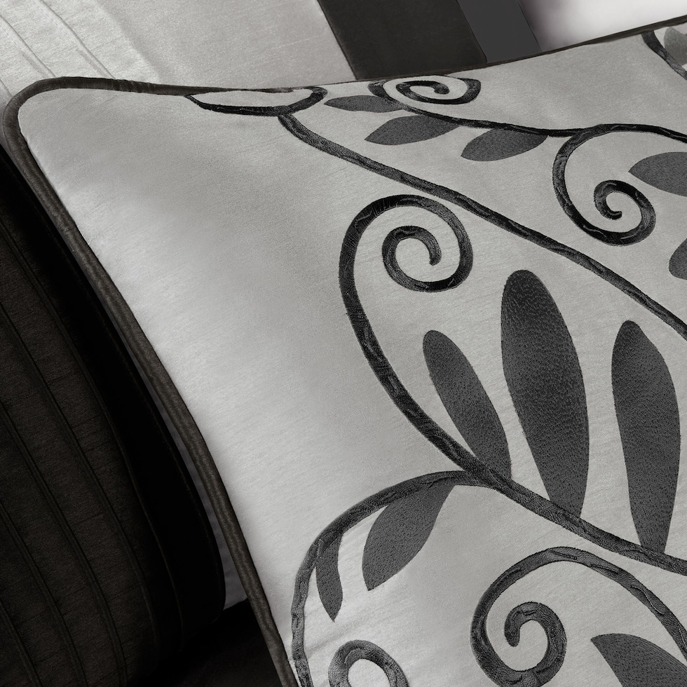bentley black california king bedding set   