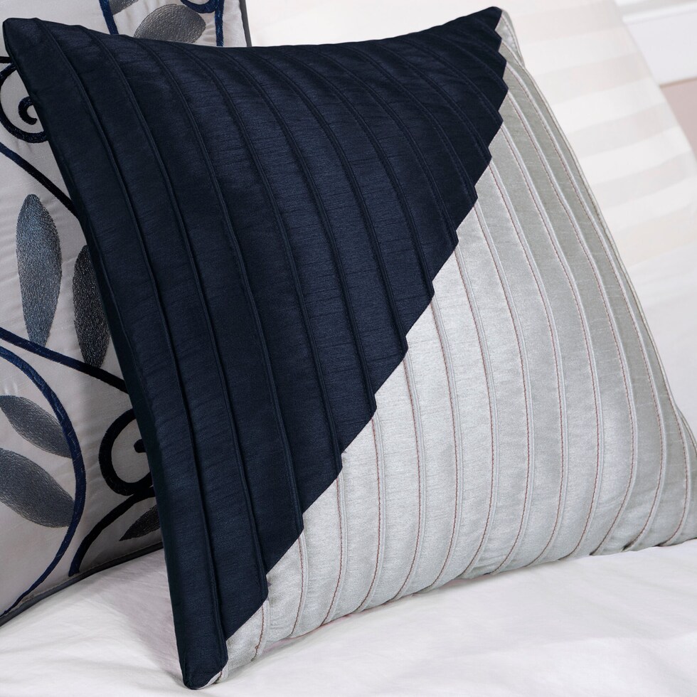 bentley blue king bedding set   