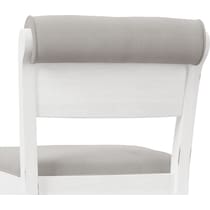 berea gray and white bar stool   