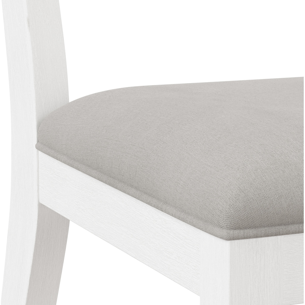 berea gray and white bar stool   