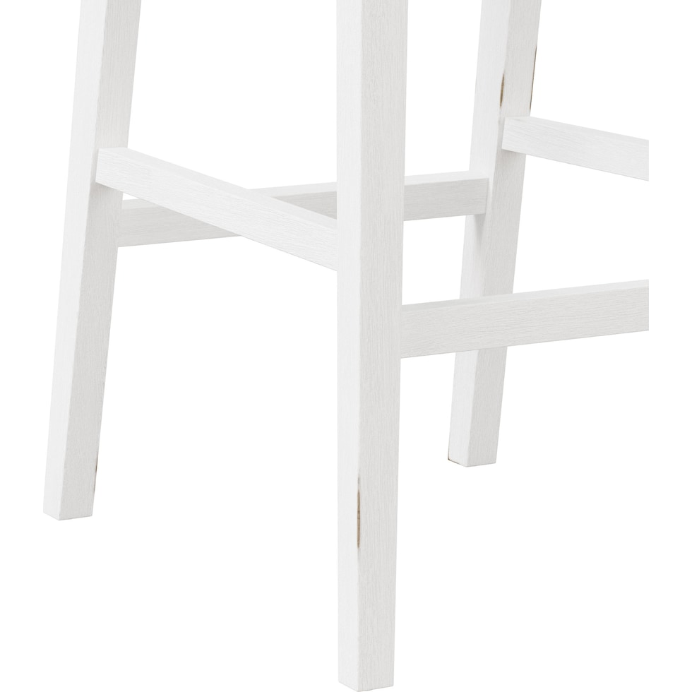 berea gray and white bar stool   