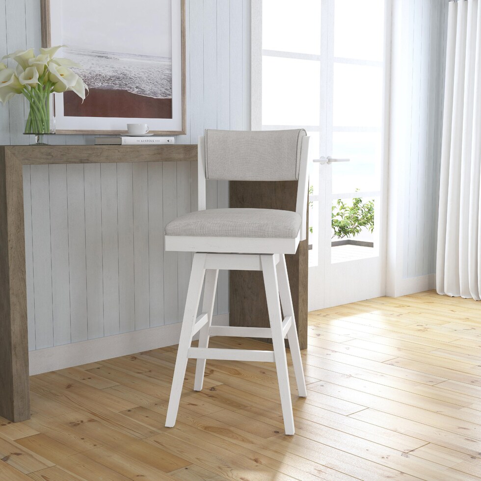 berea white bar stool   