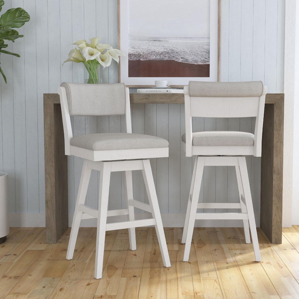 berea white bar stool   